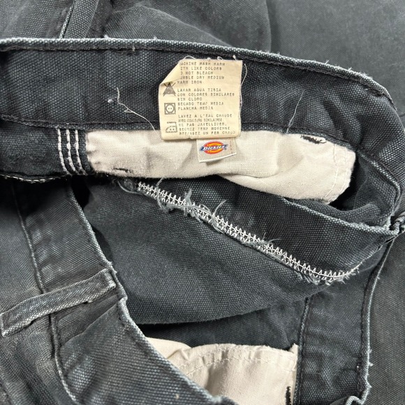 Dickies Relaxed Fit Carpenter Pants Faded‎ Black Men's 36x34 Work Utility - Picture 2 of 5
